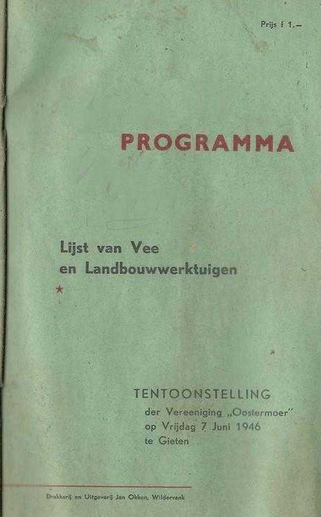 19460607 Programma Oostermoer