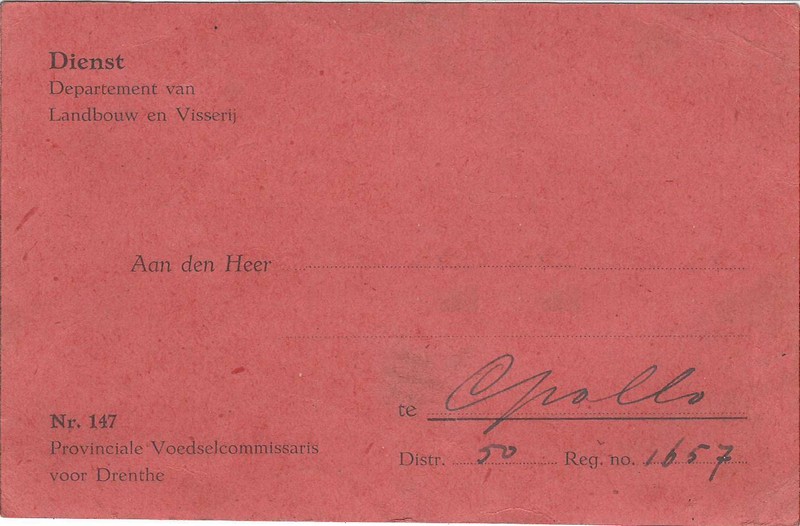 1944 Erkenning Stamboekfokker Varkens 2 NN