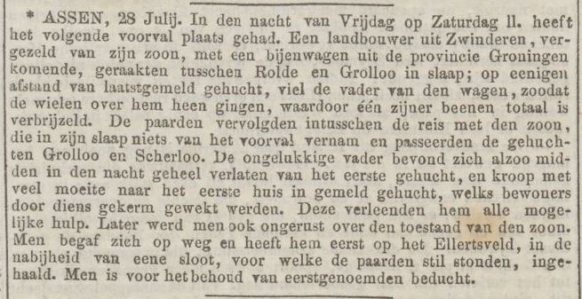 18510731 krant Algemeen Handelsblad ongeval overreden