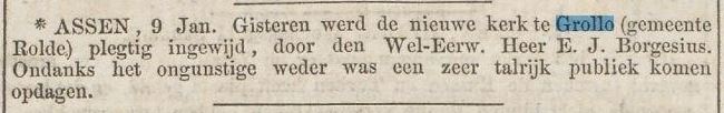 18540112 krant Algemeen Handelsblad kerk inwijding