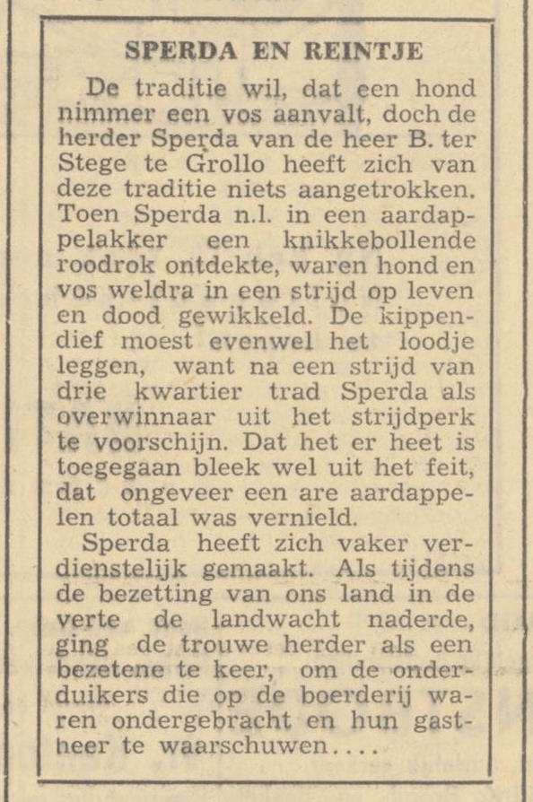19470717 krant PDAC Ter Stege Sperda