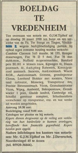 19900317 krant NvhN boeldag vredenheim
